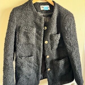 DEAREST Black Textured Jacket